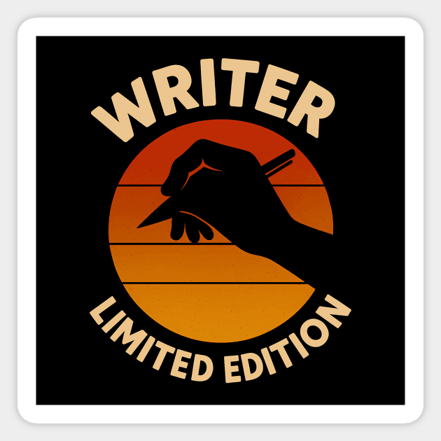 Writer limited edition Sticker by SKIBITEES 